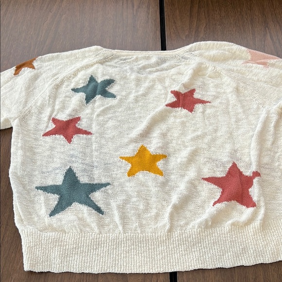 Lou & Grey Pink and White Crew Neck Sweater - Picture 7 of 9